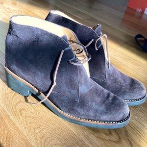 Brown suede laces ankle boots in size 8